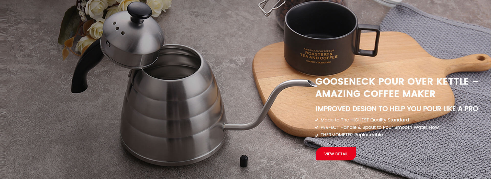 Gooseneck Pour Over Kettle