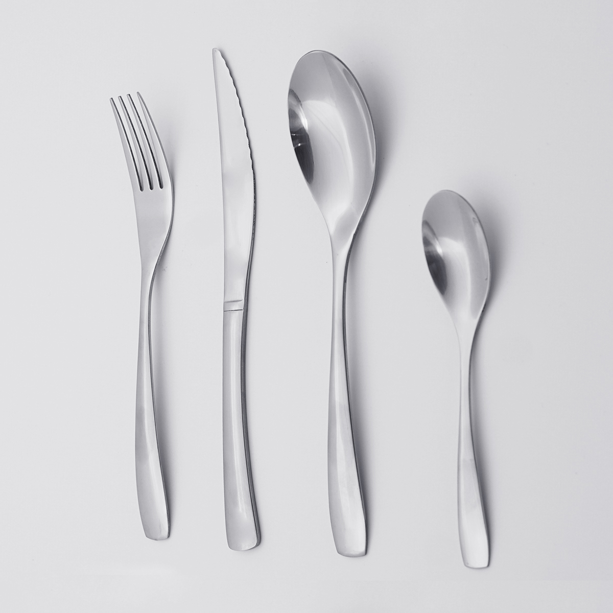 Factory Wholesale Good Quality Cheap Price Silverware Flatware Reusable Cutlery 18/8 Stainless Steel Cutelery Set