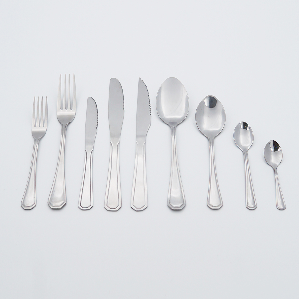 Wholesale Serving Spoon High Mirror Polish Unique Stainless Steel Cutlery Set