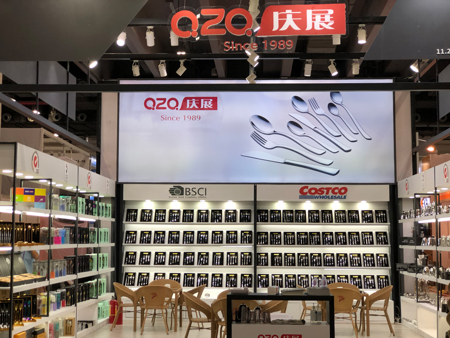 QZQ supplies the 130th Canton Fari for the new  cutlery, flatware and silverware for wholesale