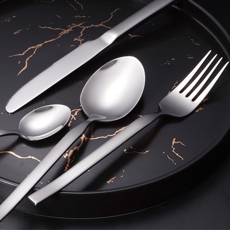 4 Pieces Mirror Polished Stainless Steel Cutlery Set