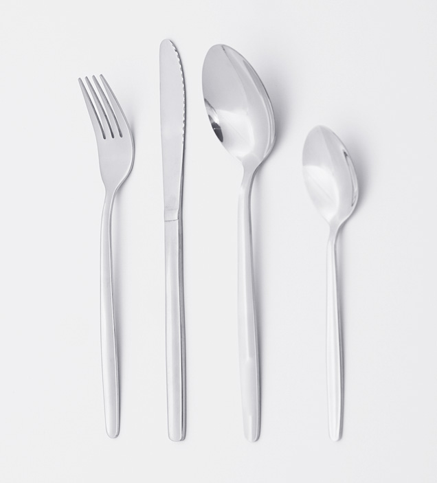 Wholesale Simple Design Mirror Polish Food Grade Stainless Steel Cutlery Flatware Silverware Set for Restaurant Hotel