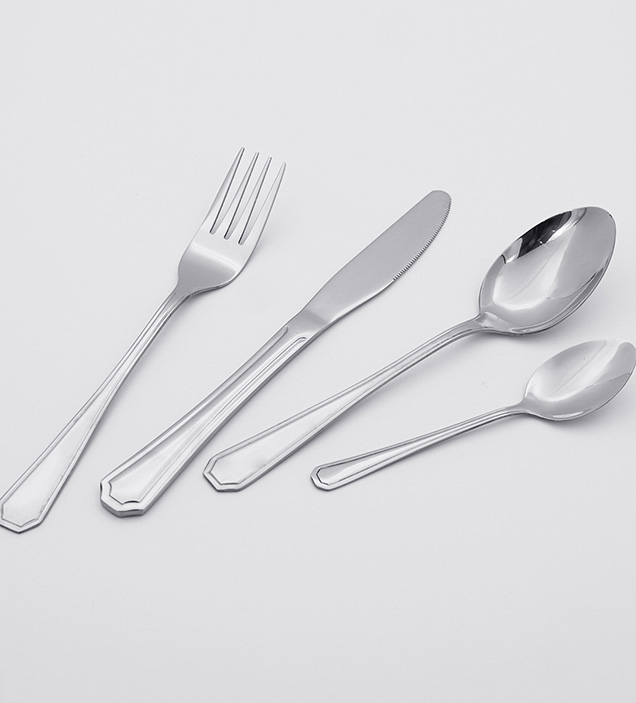 Wholesale Elegant Mirror Polish Food Grade Stainless Steel Cutlery Flatware Silverware Set for Restaurant Hotel