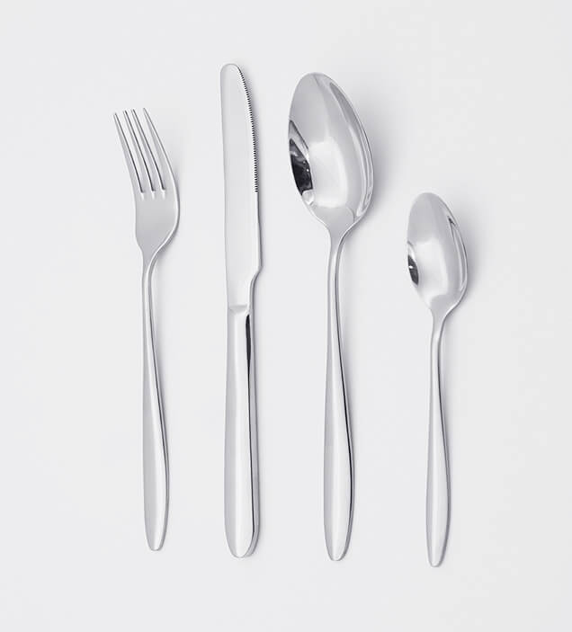 QZQ Wholesale Premium 18/10 Stainless Steel Cutlery Flatware Set Silverware for Restaurant Hotel