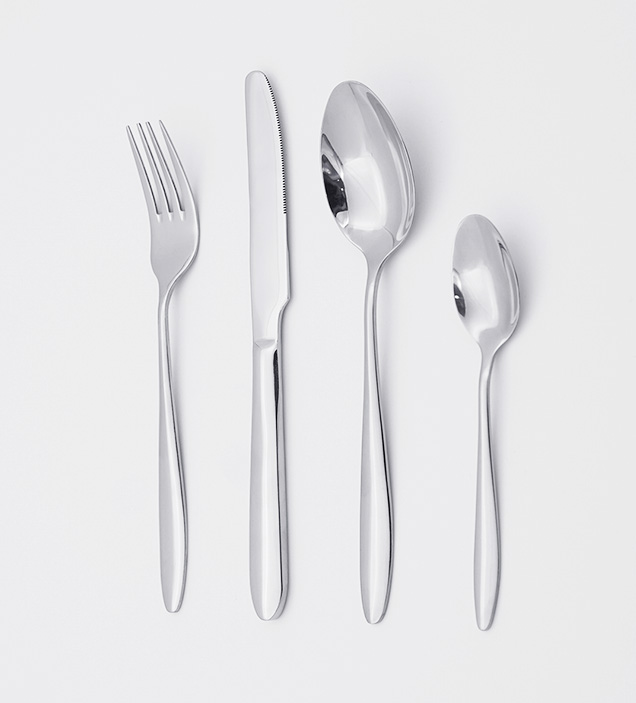 QZQ Wholesale Premium 18/10 Stainless Steel Cutlery Flatware Set Silverware for Restaurant Hotel