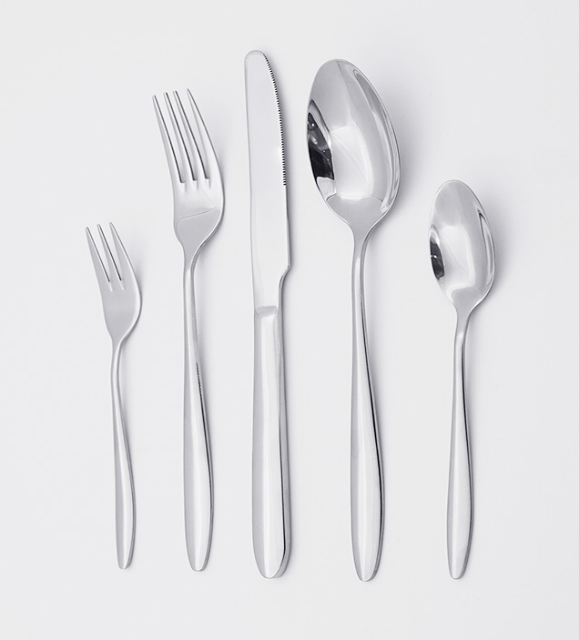 QZQ Wholesale Premium 18/10 Stainless Steel Cutlery Flatware Set Silverware for Restaurant Hotel