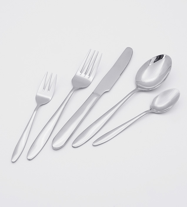 QZQ Wholesale Premium 18/10 Stainless Steel Cutlery Flatware Set Silverware for Restaurant Hotel