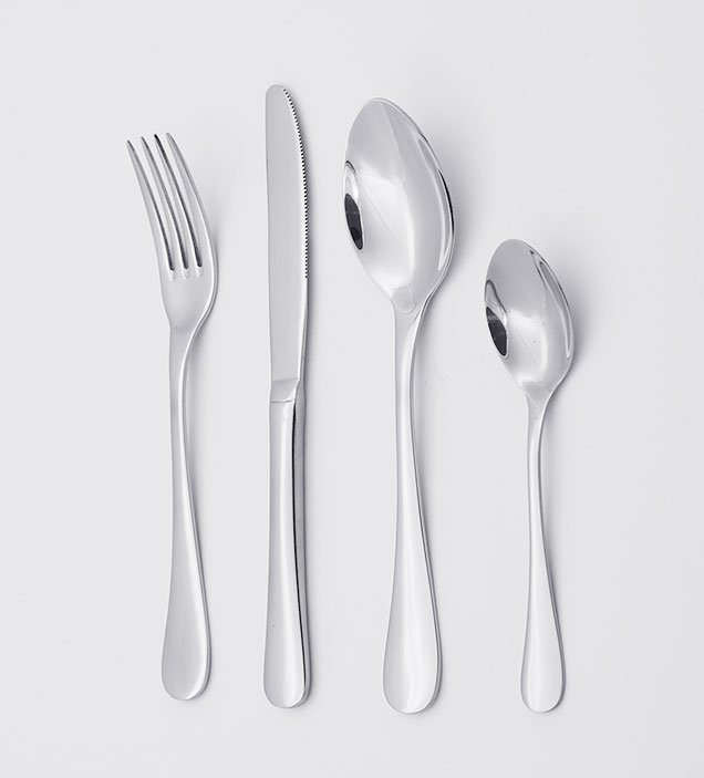 QZQ Classic Design Stainless Steel Cutlery Flatware Set Silverware Wholesale for Restaurant Hotel Amazon