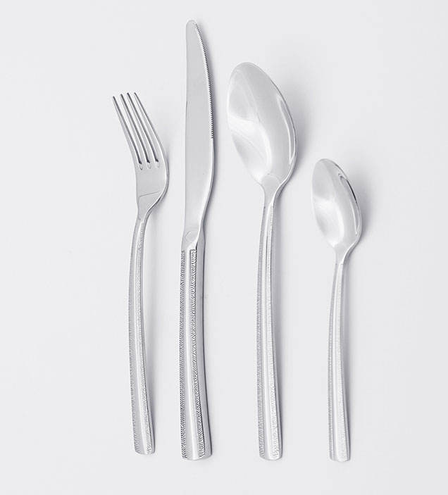 QZQ High Quality Exquisite Stainless Steel Cutlery Flatware Set Silverware Wholesale for Restaurant Hotel Amazon