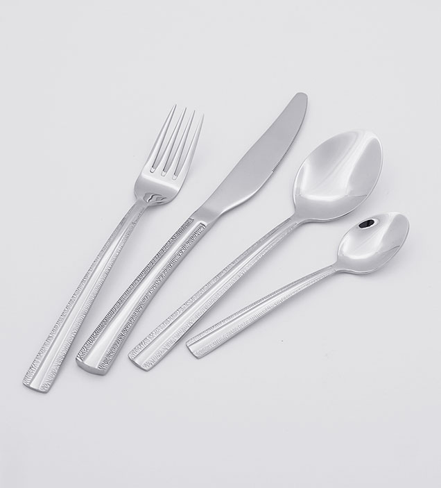 QZQ High Quality Exquisite Stainless Steel Cutlery Flatware Set Silverware Wholesale for Restaurant Hotel Amazon