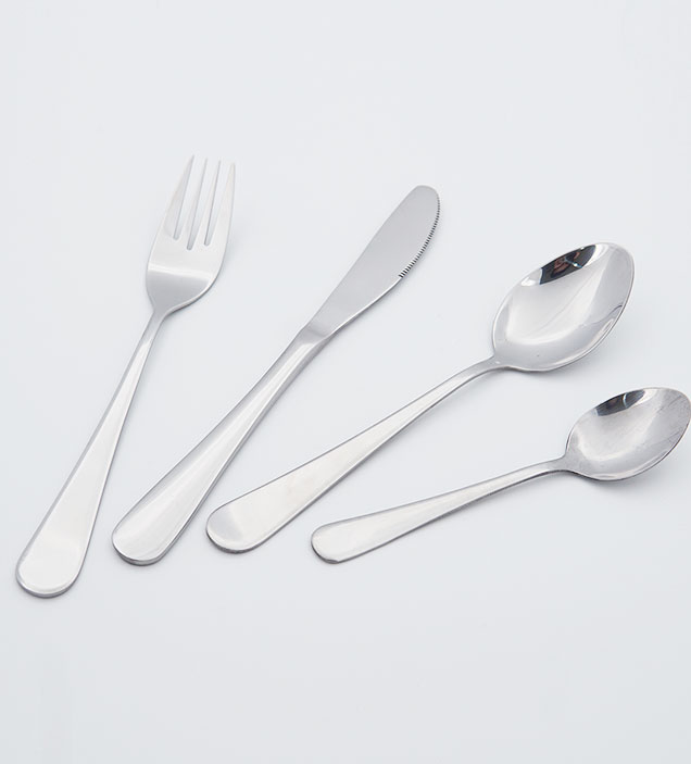 QZQ Classic Design Stainless Steel Cutlery Flatware Set Silverware Wholesale for Restaurant Hotel Amazon