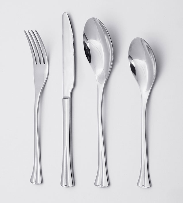 QZQ High Quality Cheap Price Low MOQ Creative 4pcs Popular Silverware Flatware Stainless Steel Cutlery Set