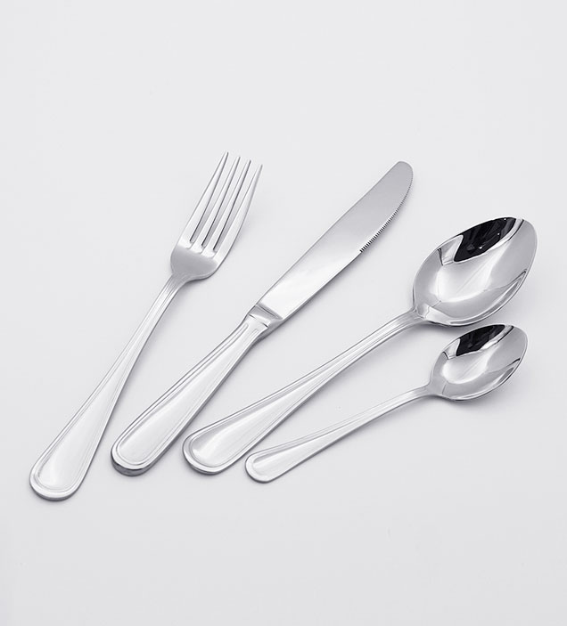 QZQ Wholesale Custom High Quality Silverware Flatware Stainless Steel Cutlery Set for Reataurant Hotel