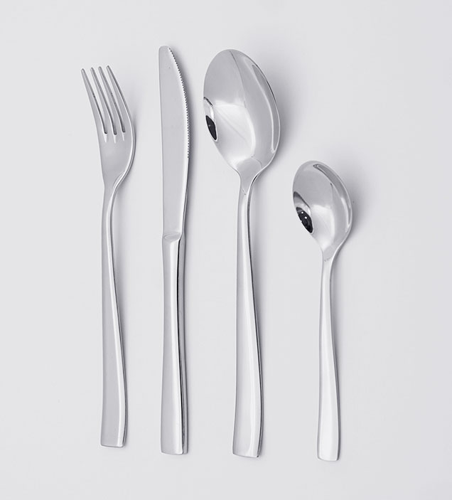 QZQ High End Low MOQ Cheap Flatware Silverware Wholesale Stainless Steel Cutlery Set for Restaurant Hotel