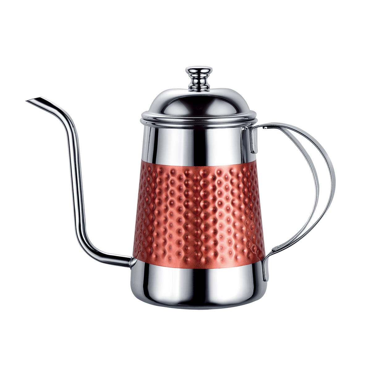 304 Stainless Steel Black Gooseneck Pour Over Coffee Kettle