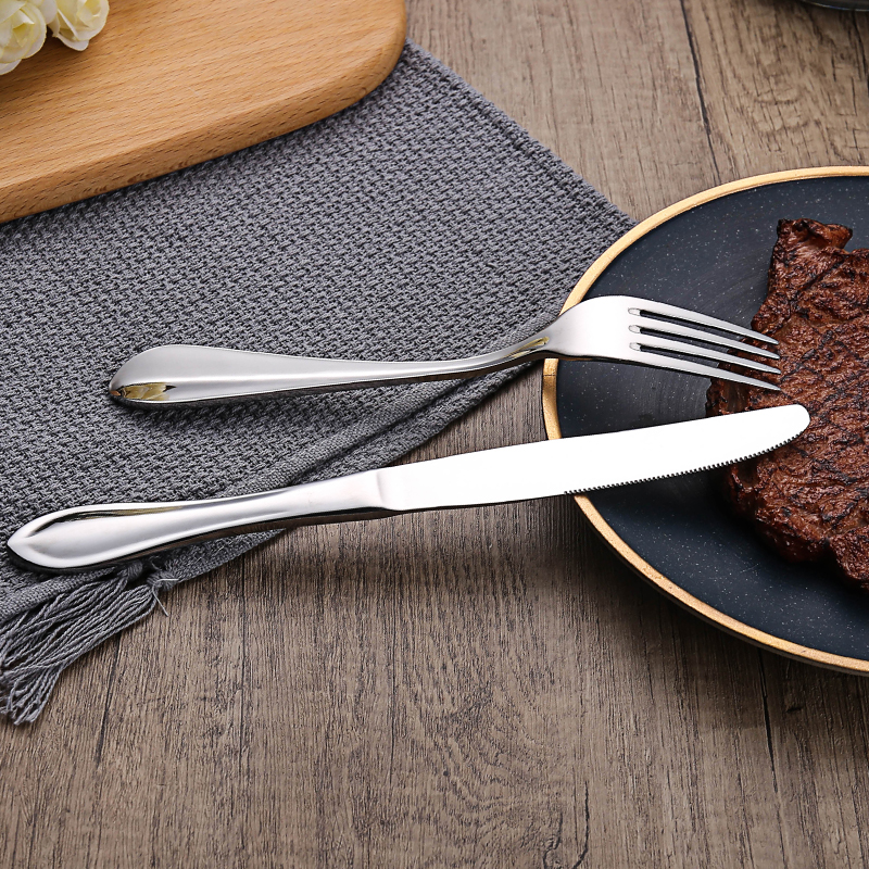 QZQ Top Rated Elegant Silverware Stainless Steel Cutlery Food Grade