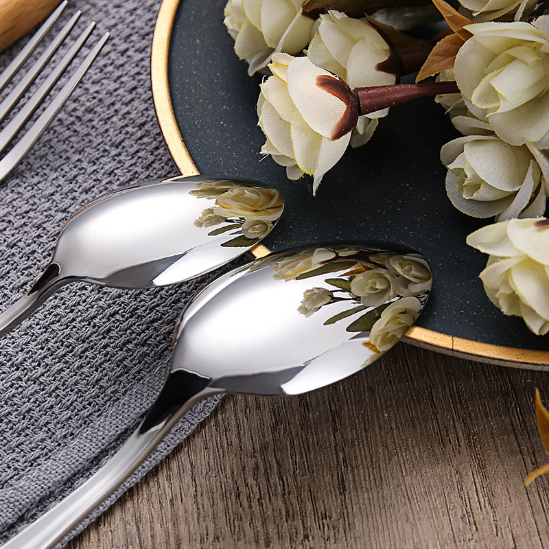 QZQ Top Rated Elegant Silverware Stainless Steel Cutlery Food Grade