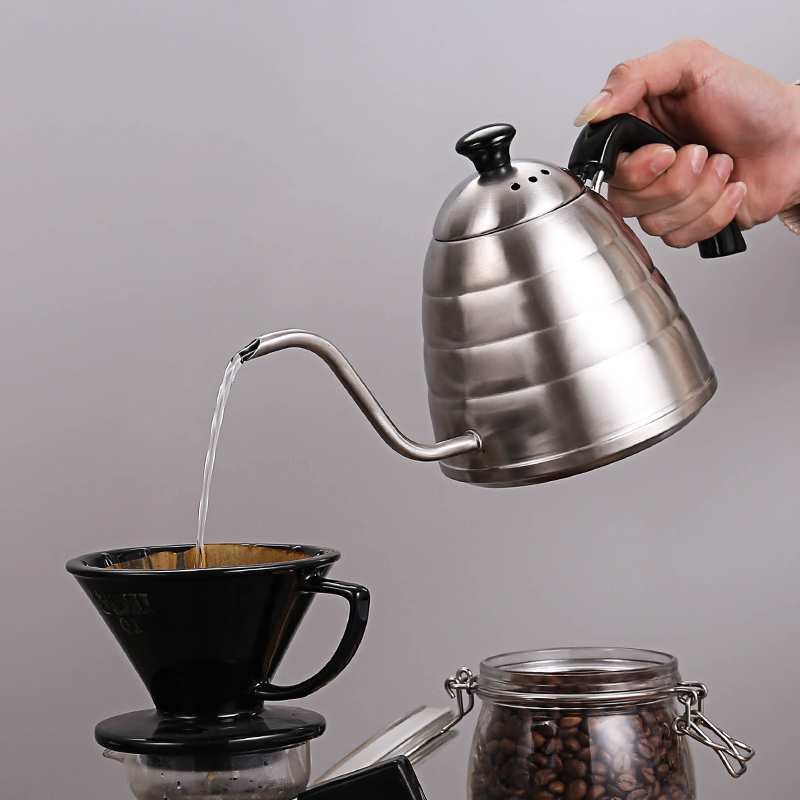 Gooseneck Spout Kettle Coffee Tea Pot Stainless Steel Drip Coffee Kettle OEM