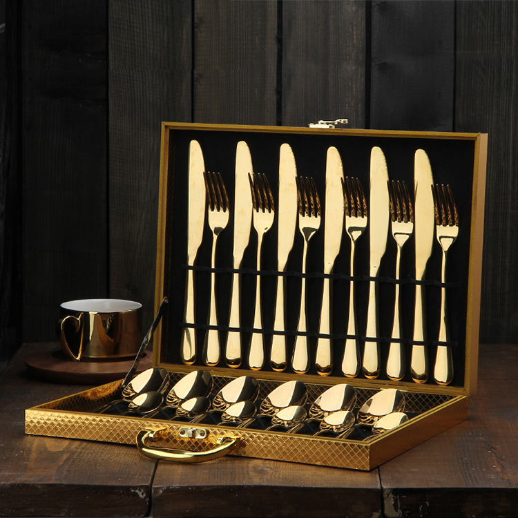 Mirror Polish Silverware Restaurant Flatware Stainless Steel Cutlery Set