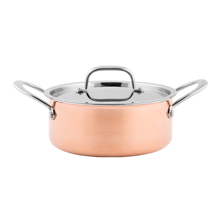 Cookware Set Non Stick Induction Cookware Copper Pots and Pans Set with Induction Bottom and Dishwasher and Oven Safe