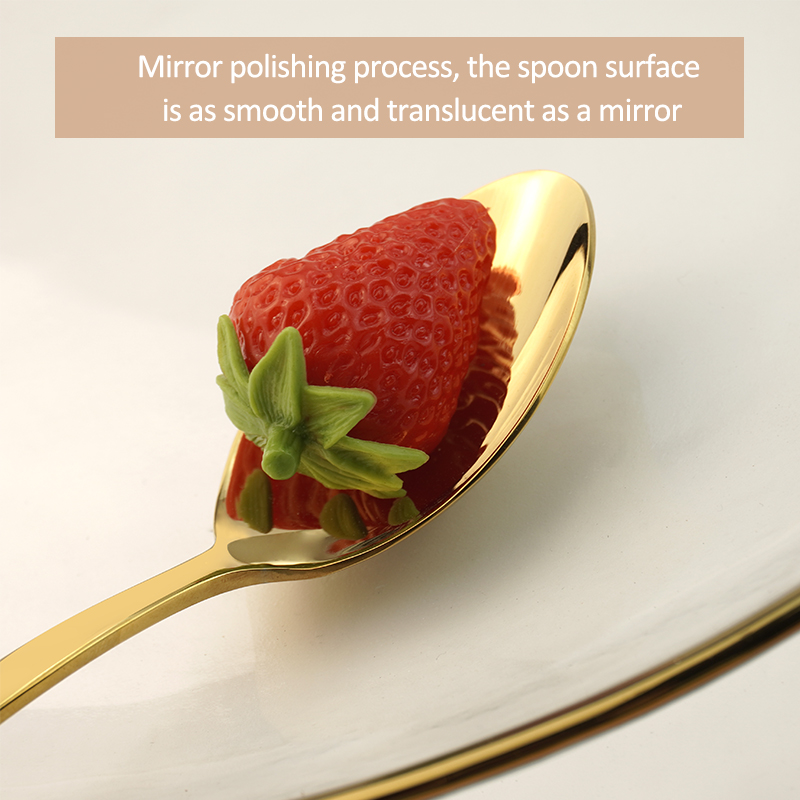 High-Quality Modern Elegant Stainless Steel Cutlery Flatware Set Food Grade Silverware