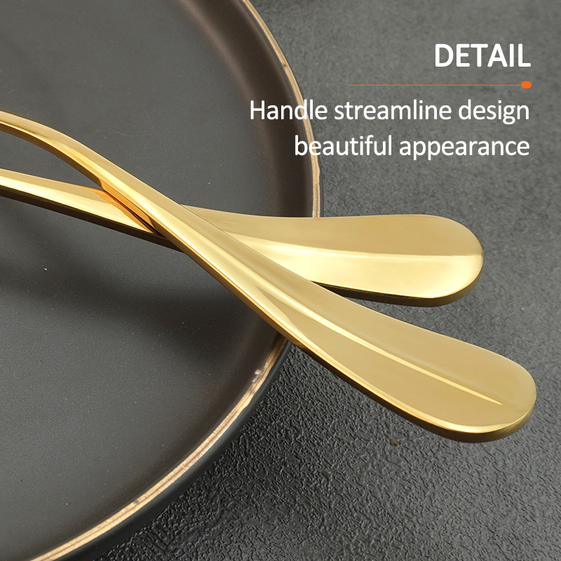 High Quality Modern Design Stainless Steel Cutlery Flatware Set Food Grade Silverware Wholesale for Restaurant Hotel Amazon