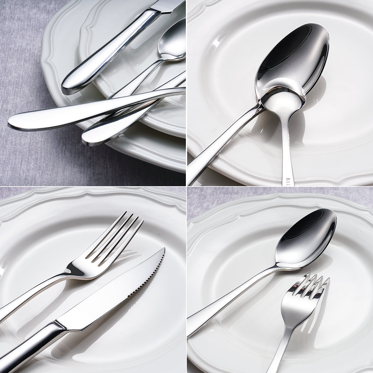 21Pcs Stainless Steel Cutlery 18/10