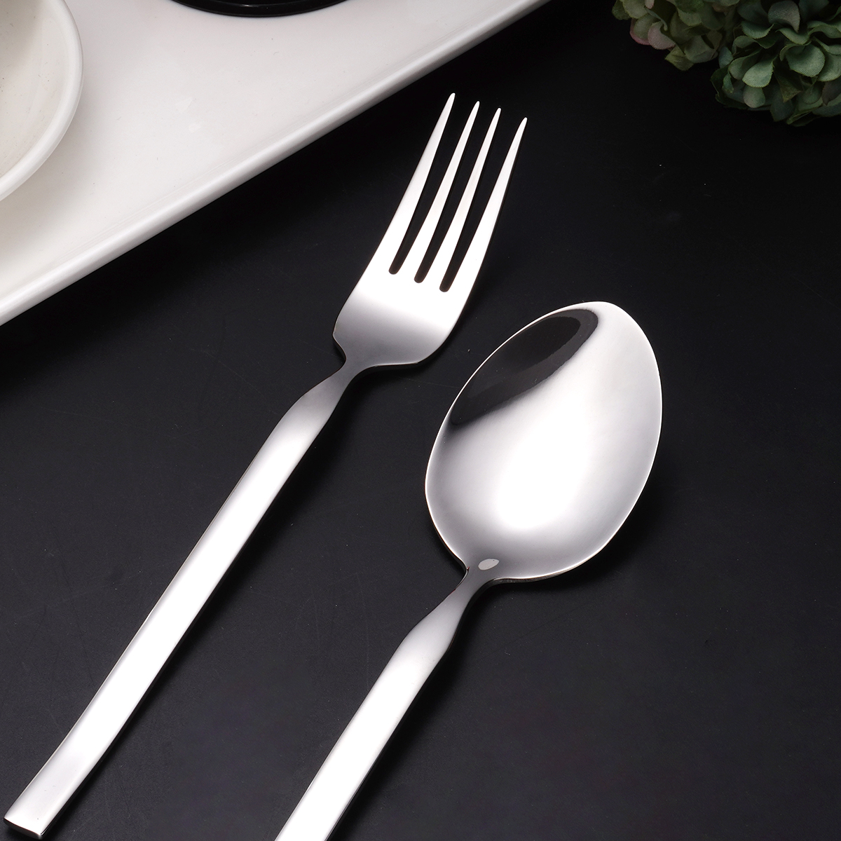 4 Pieces Mirror Polished Stainless Steel Cutlery Set