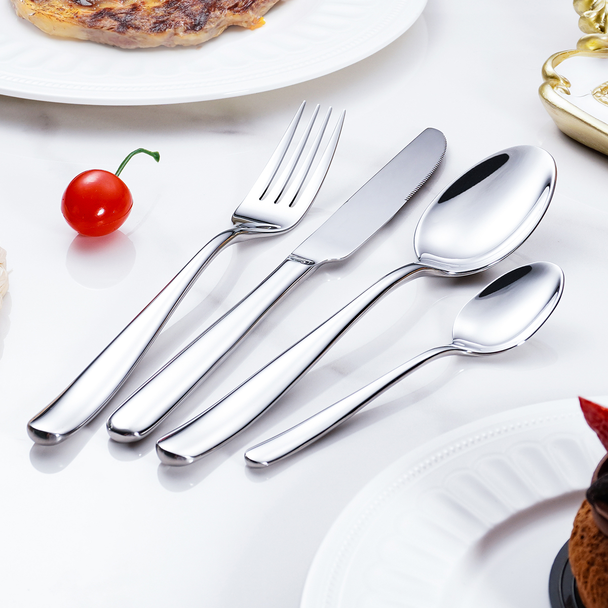 Durable Food-grade Stainless Steel Cutlery Set