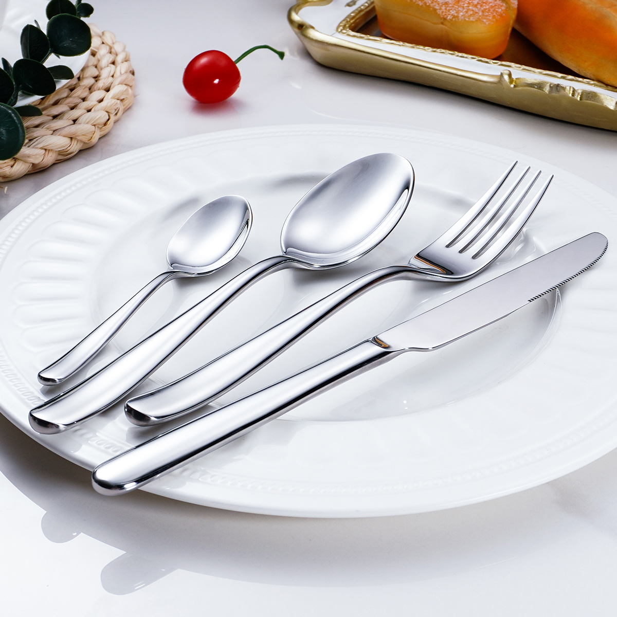 Durable Food-grade Stainless Steel Cutlery Set