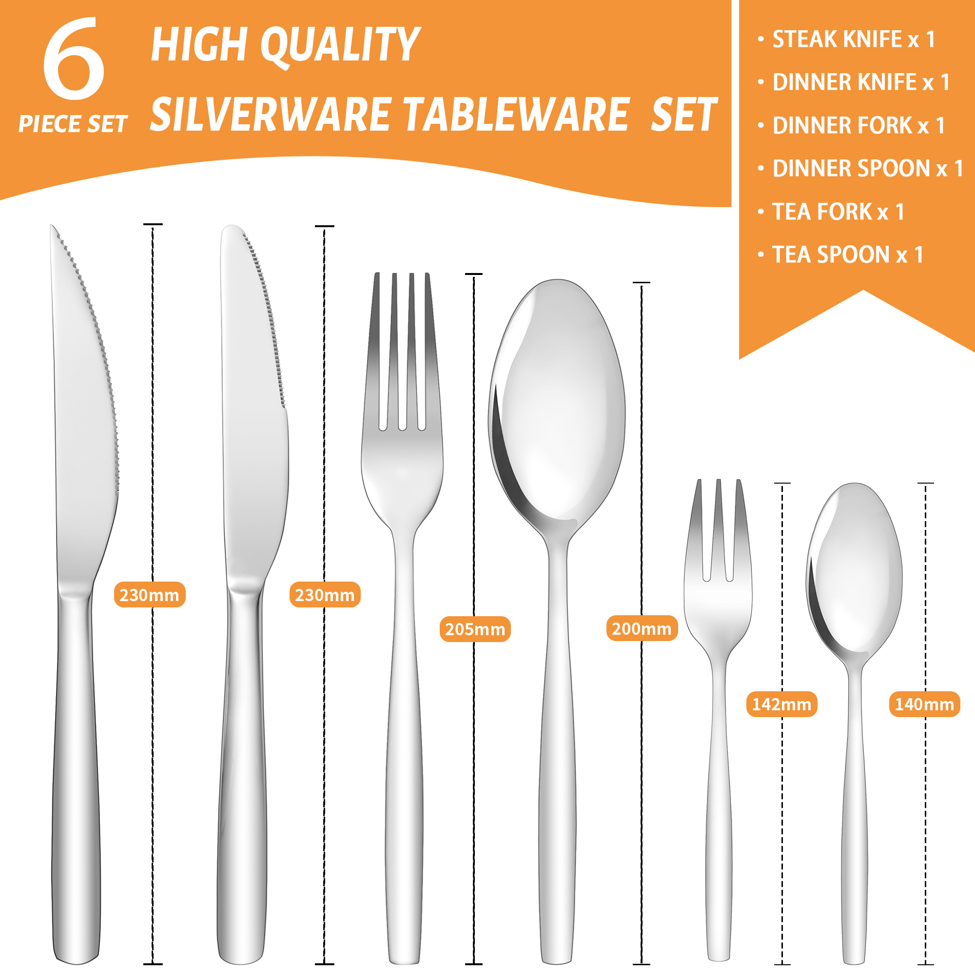 Lastest Design 18/10 Cutlery Set