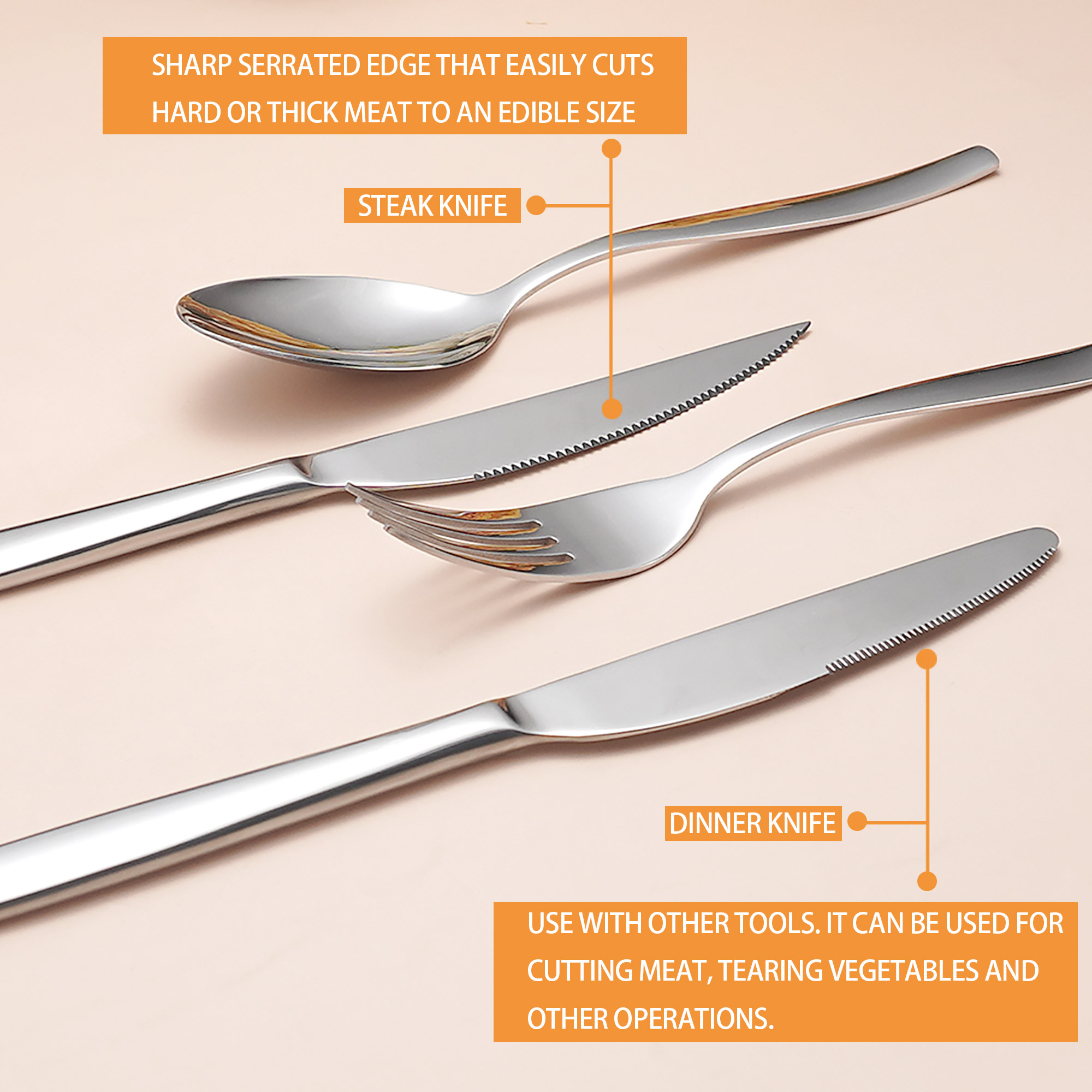 Lastest Design 18/10 Cutlery Set