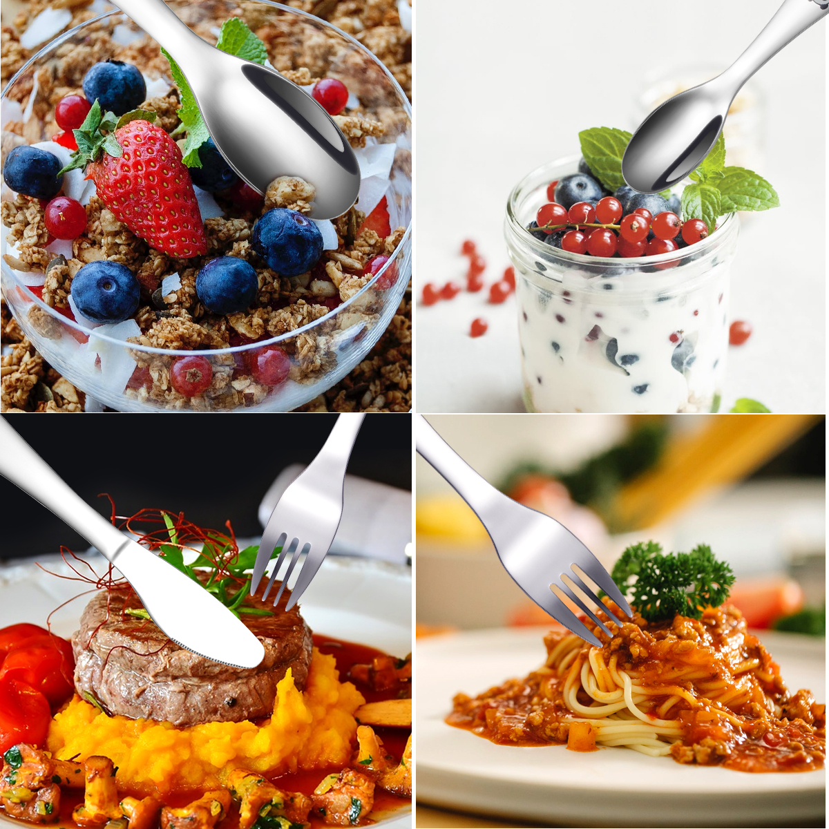 Cute Cartoon Stainless Steel Tableware
